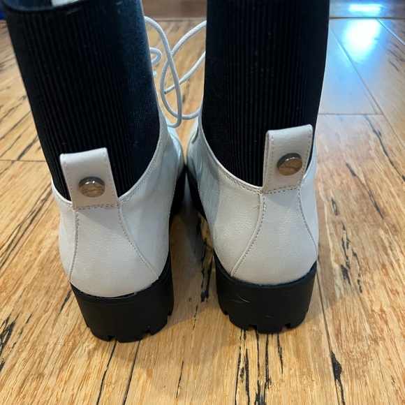 Seven7 Jadon Ivory Combat Boots - Picture 11 of 15